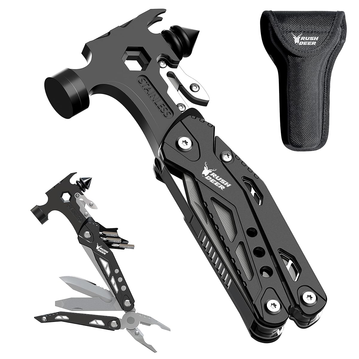 Hammer Multitool with Bag Outdoor 16 in 1